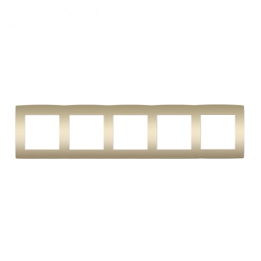 Acaelec Prime Πλαίσιο 5 Θέσεων Ματ Σαμπανιζέ (1000119404)