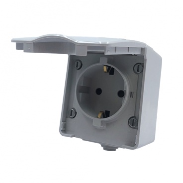 Acaelec Army Επιτοίχια Στεγανή Πρίζα Σούκο Ασφαλείας (1000436106)