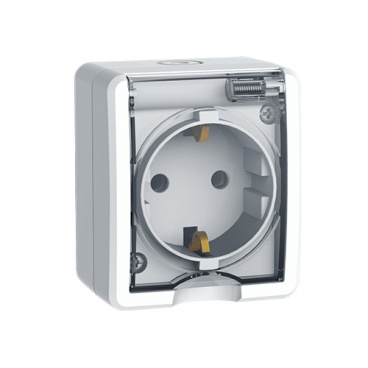 Acaelec Murata Επιτοίχια Πρίζα Σούκο Ασφαλείας με Καπάκι (1000326101)