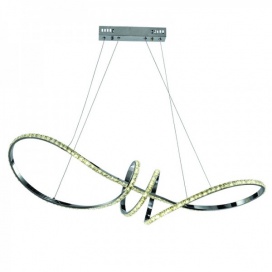 InLight Led Κρεμαστό Φωτιστικό 75W Χρώμιο (6182)