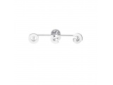 Fischer Honsel Led Πλαφονιέρα Donut Λευκό-Χρώμιο (23283)