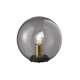 Fischer Honsel Επιτραπέζιο Φωτιστικό Dini Smoke-Μαύρο ματ Φ25 (50282)