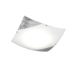 Fischer Honsel Led Πλαφονιέρα Nobile LED Λευκό-Ασημί (23097)