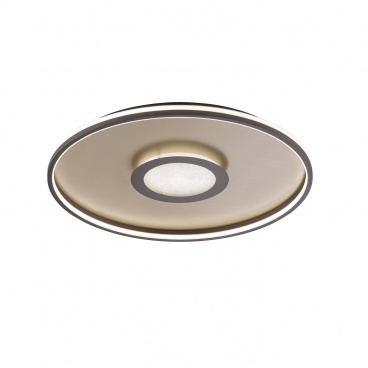 Fischer Honsel Led Πλαφονιέρα Φωτιστικό Οροφής Zoe Λευκό-Χρυσό Φ45 (20610)