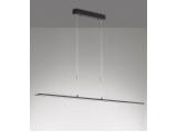 Fischer Honsel Led Γραμμικό Κρεμαστό Φωτιστικό Οροφής Metz TW Μαύρο 160x6 (60016)