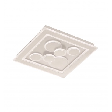 Fischer Honsel Led Πλαφονιέρα Φωτιστικό Οροφής Ratio Λευκό 50x50 (20132)