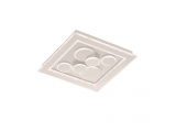 Fischer Honsel Led Πλαφονιέρα Φωτιστικό Οροφής Ratio Λευκό 50x50 (20132)