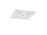 Fischer Honsel Led Πλαφονιέρα Φωτιστικό Οροφής Gorden Λευκό 60x60 (20055)