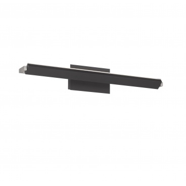 Fischer Honsel Led Απλίκα Φωτιστικό Τοίχου Pare TW Μαύρο L40 (30278)