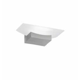 Fischer Honsel Led Απλίκα Φωτιστικό Τοίχου Bowl TW Λευκό-Νίκελ ματ L20 (30012)