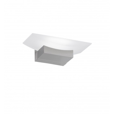 Fischer Honsel Led Απλίκα Φωτιστικό Τοίχου Bowl TW Λευκό-Νίκελ ματ L20 (30012)