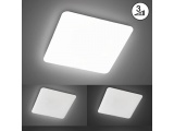 Fischer Honsel Led Πλαφονιέρα Φωτιστικό Οροφής Aldo Λευκό 53x53 (20124)