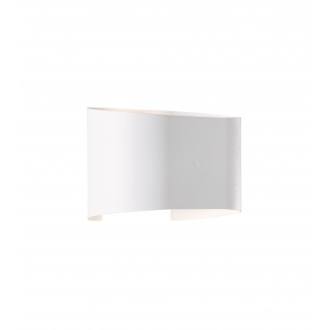 Fischer Honsel Led Απλίκα Φωτιστικό Τοίχου Wall Λευκό Ματ IP44 18x9,5 (30261)