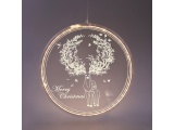 Led Διακοσμητικό 3D ACRYLIC REINDEER 36 Led Θερμά (X08361254)