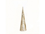 Επιτραπέζιο GOLD & WHITE SEQUIN Δέντρο 20 Led Θερμά 50cm (X1120118)