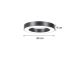 InLight Led Κρεμαστό Φωτιστικό 75W Μαύρο (6171-80-BL)
