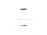 InLight Led Κρεμαστό Φωτιστικό 60W Χρώμιο (6019-CH)