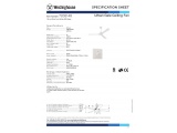 Westinghouse Ανεμιστήρας Οροφής Urban Gale 3 Πτερυγίων (72021)