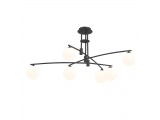 InLight Εξάφωτο Φωτιστικό Μαύρο (6036-6)