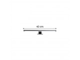 InLight Led Επιτοίχιο Φωτιστικό 8W Μαύρο (1047B)