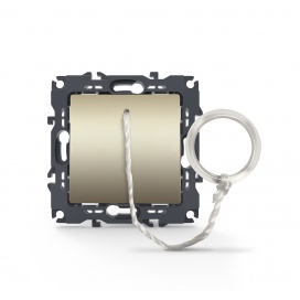 Acaelec Prime Μπουτόν Τραβηχτό με Κλιπ 1P Ματ Σαμπανιζέ (1000112404)