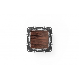 Acaelec Prime Πρίζα Σούκο Ασφαλείας με Καπάκι Ξύλο (1000116106)