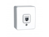 Acaelec Murata Επιτοίχια Πρίζα Τηλεφώνου RJ11 CAT3 (1000223001)