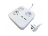 Πολύπριζο 3 Θέσεων & 2 USB με καλώδιο 1.4m 3x1.5mm² (7021)