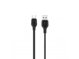XO Καλώδιο Φόρτισης Micro USB 2m Μαύρο (16.005.0069)
