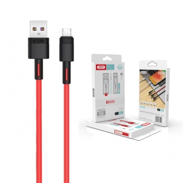XO Καλώδιο Φόρτισης Fast Micro USB 2m Κόκκινο (16.005.0097)