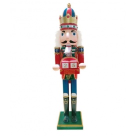 Ξύλινος Καρυοθραύστης Βασιλιάς 90cm (X029006)