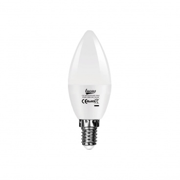 Lucas Λάμπα Led Candle 10W E14 4000K (CL6217)