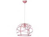 Arkolight Φωτιστικό μονόφωτο παιδικό μέταλλο ρόζ Ε27 Φ35 (360-51/35)