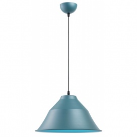Arkolight Φωτιστικό μονόφωτο αλουμίνιο steel μπλε Ε27 Φ38 (640-5/38)