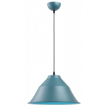 Arkolight Φωτιστικό μονόφωτο αλουμίνιο steel μπλε Ε27 Φ38 (640-5/38)