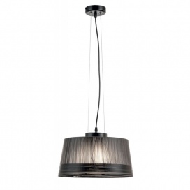 Arkolight Φωτιστικό μονόφωτο γυαλί μαύρο Ε27 Φ35 (Σ1933-3/35)