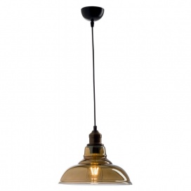 Arkolight Φωτιστικό μονόφωτο γυαλί φιμέ E27 Φ28 (Κ350-4/28)