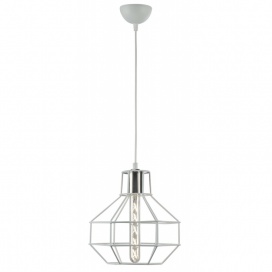 Arkolight Φωτιστικό μονόφωτο μέταλλο λευκό Ε27 Φ26 (166-1/26)