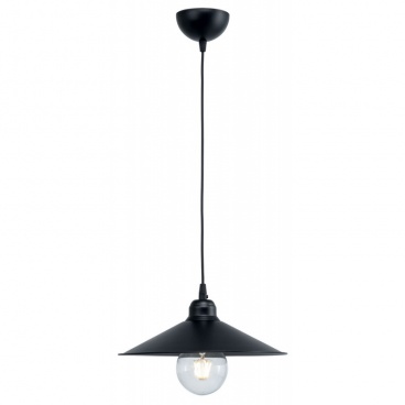 Arkolight Φωτιστικό μονόφωτο αλουμίνιο μαύρο Ε27 Φ30 (273-3/30)