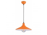 Arkolight Φωτιστικό μονόφωτο παιδικό αλουμίνιο πορτοκαλί-λευκό Ε27 Φ33 (440-11/33)
