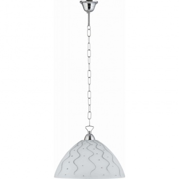 Arkolight Φωτιστικό μονόφωτο γυαλί ασημί Ε27 Φ36 (Β230-2/36)