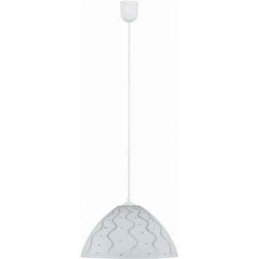 Arkolight Φωτιστικό μονόφωτο γυαλί ασημί Ε27 Φ25 (Ρ230-2/25)