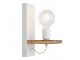 Arkolight Απλίκα Ξύλο-Μέταλλο λευκό Ε27 (473-1/Α1)