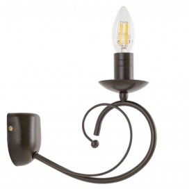 Arkolight Απλίκα Μέταλλο καφέ Ε14 (1362-2/Α1)