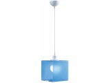 Arkolight Φωτιστικό μονόφωτο παιδικό plexiglass-μέταλλο γαλάζιο-λευκό Ε27 Φ20 (3120-31/20)