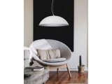 Arkolight Φωτιστικό μονόφωτο Plexiglass λευκό-ασημί 3χΕ27 Φ47 (130-61-03/47)