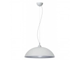 Arkolight Φωτιστικό μονόφωτο Plexiglass λευκό-ασημί Ε27 Φ40 (130-61-01/40)