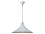Arkolight Φωτιστικό μονόφωτο Plexiglass λευκό-χρυσό Ε27 Φ42 (1130-62-01/42)