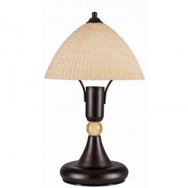 Arkolight Φωτιστικό Πορτατίφ μέταλλο σκουριά-γυαλί κφε Ε14 (Π1126-2/18)