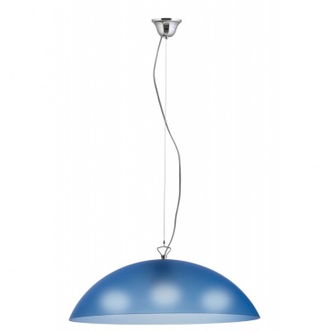 Arkolight Φωτιστικό μονόφωτο Plexiglass μπλε σατινέ 3χΕ27 Φ47 (120-3-03/47)